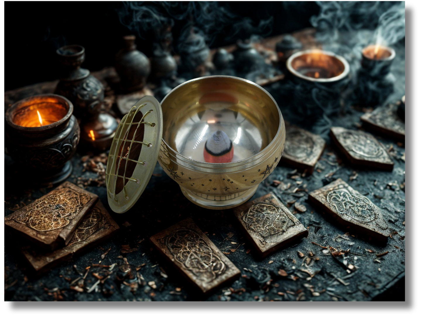 Brûle-encens en Laiton