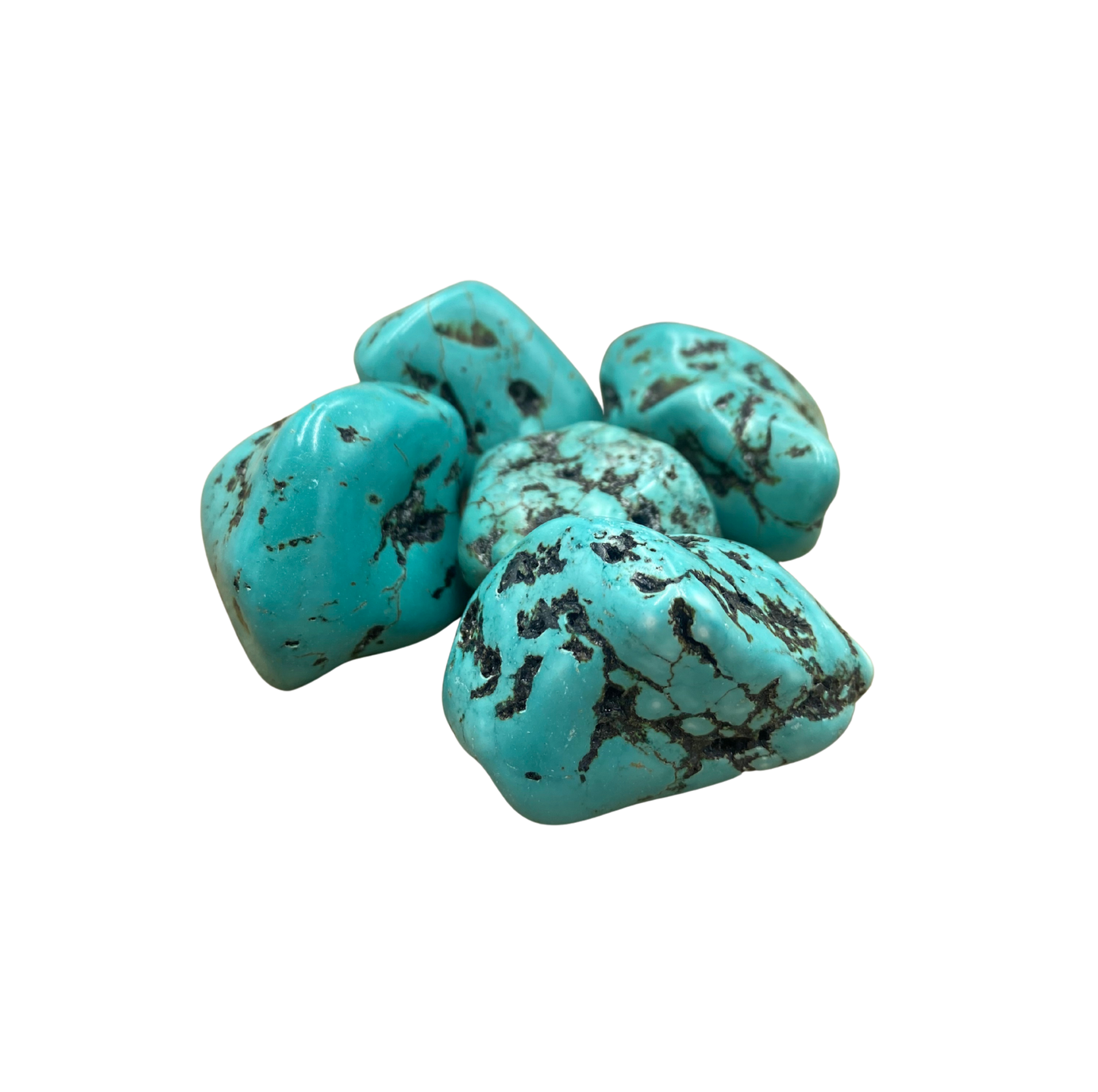 Pierre roulée Turquoise