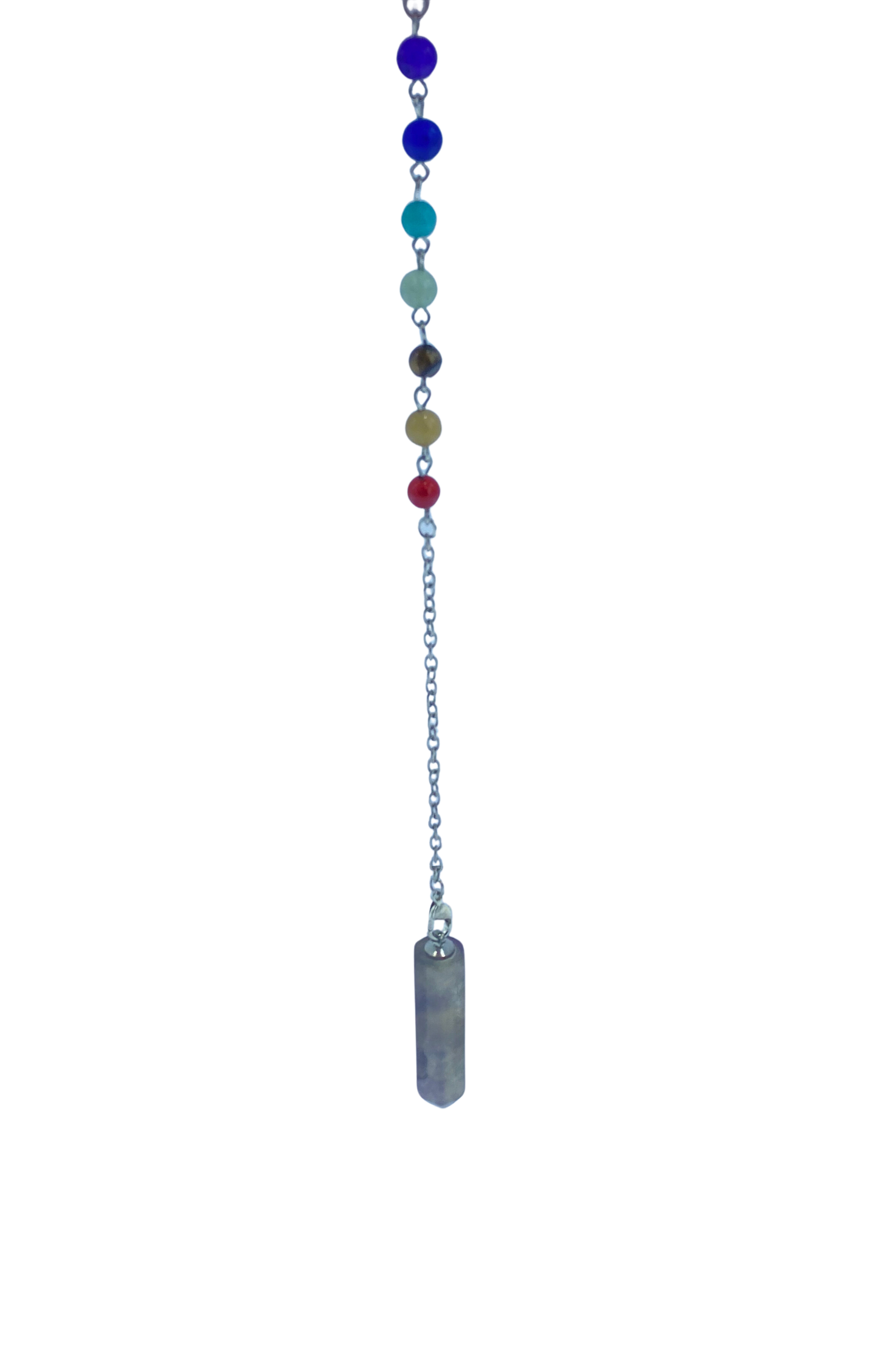 Pendule 7 chakras Fluorite