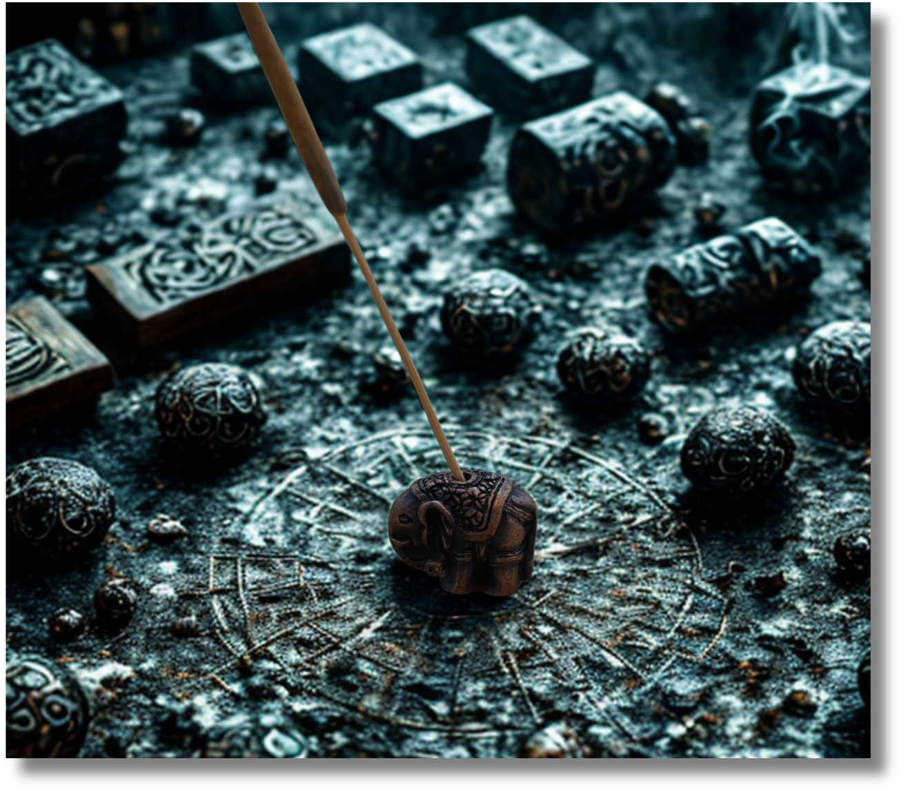 Brûle-encens éléphant