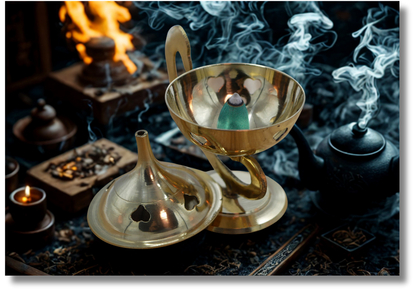 Brûle-Encens en laiton Aladin