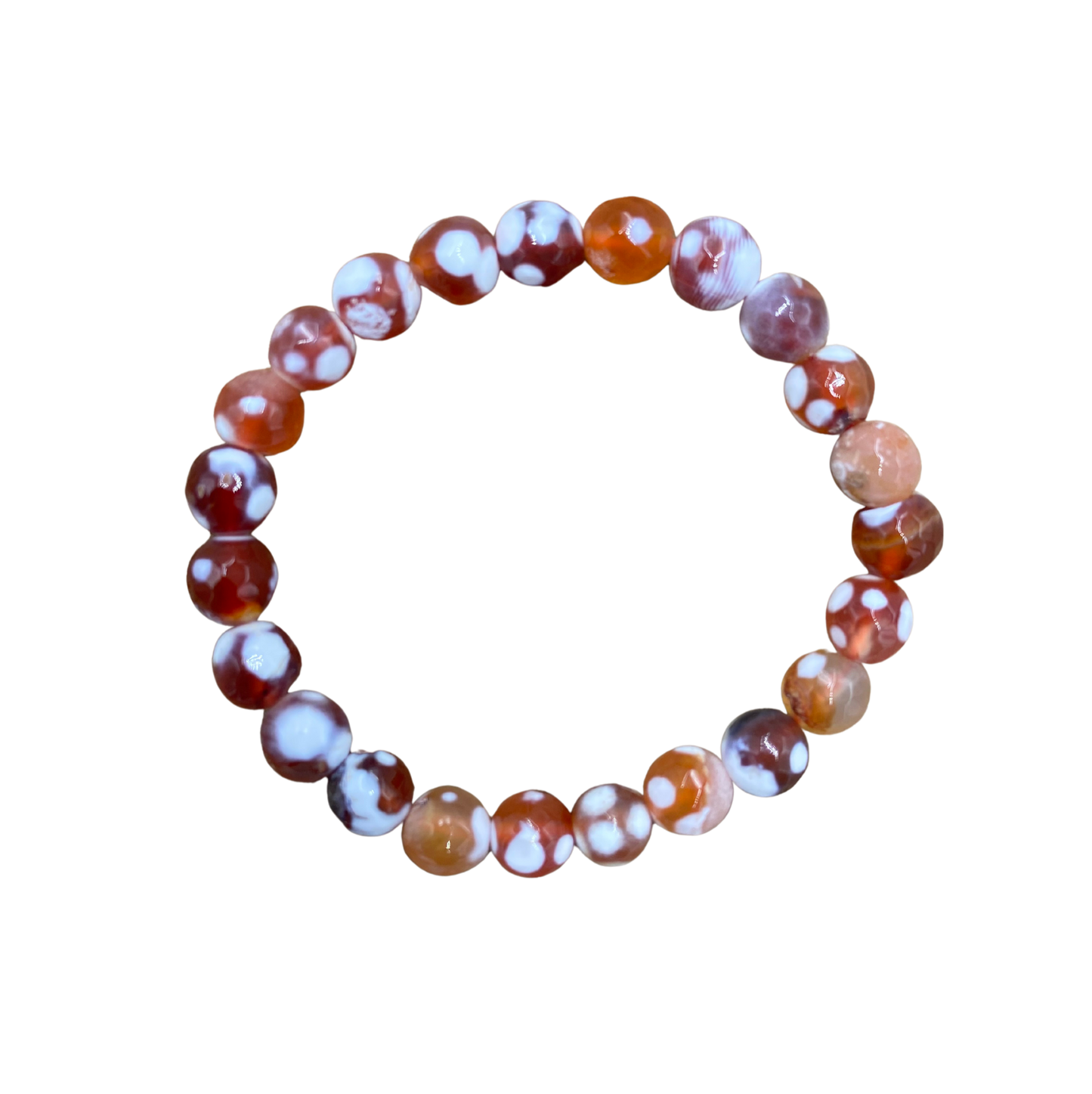 Bracelet Cornaline Mouchetée