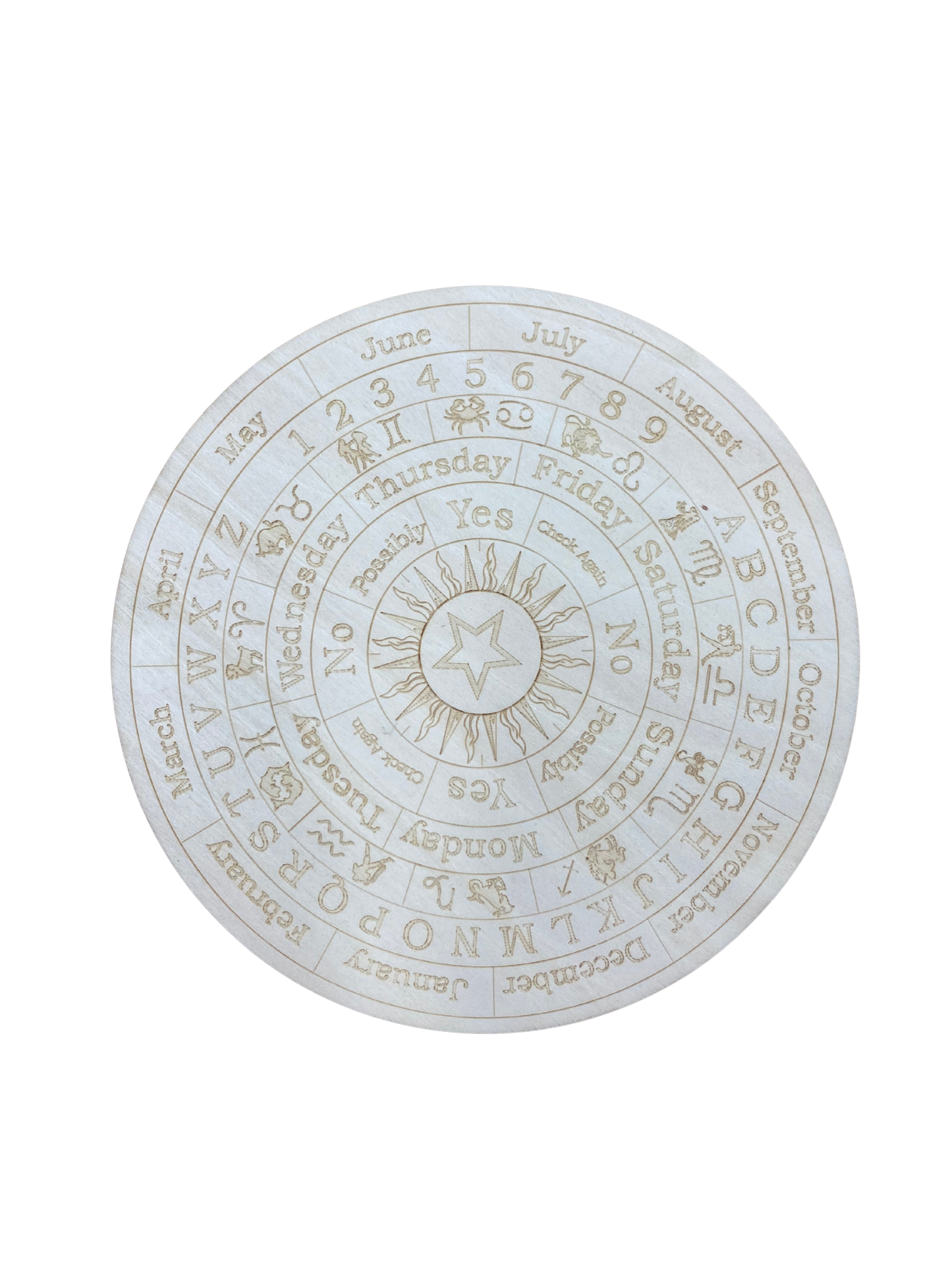 Support de pendule en bois 30cm