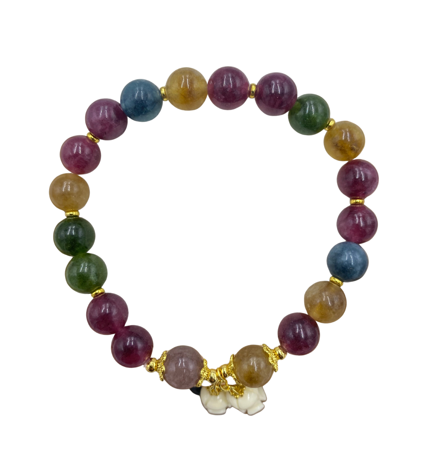Bracelet Agate colorée