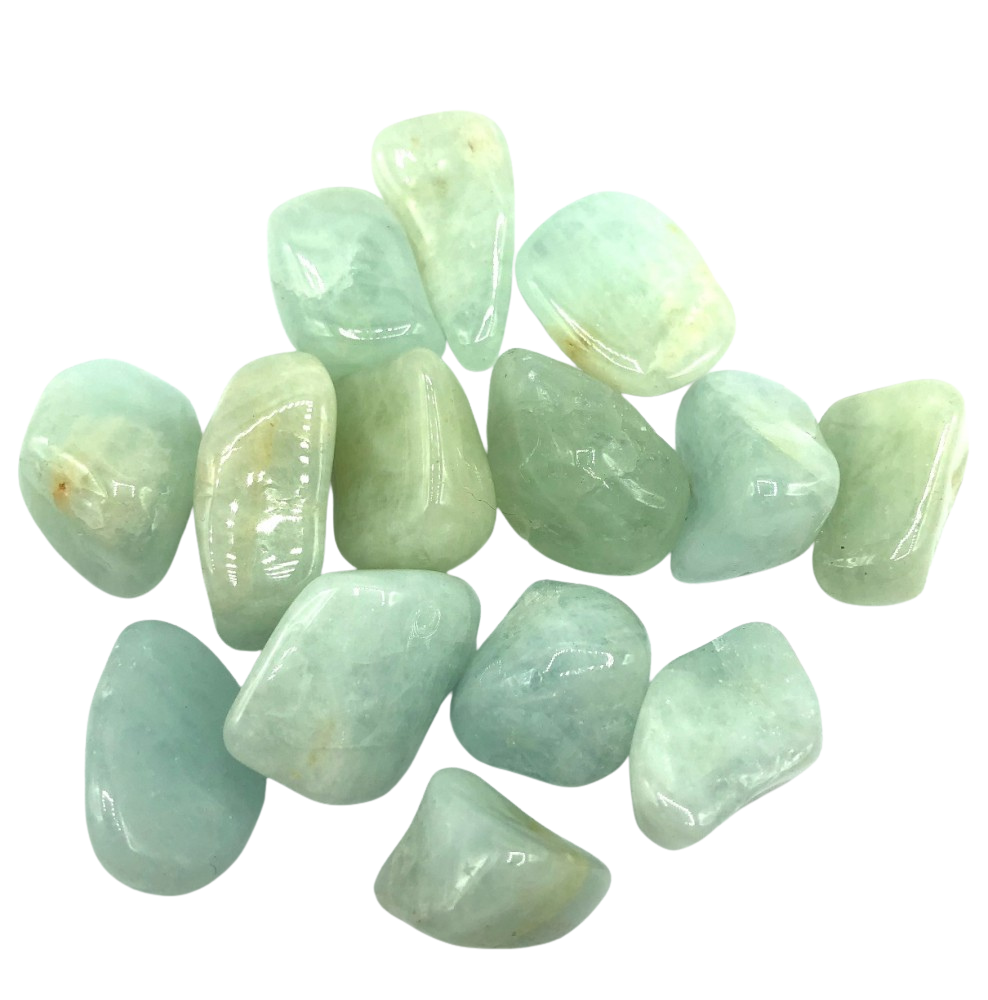 Aigue Marine Pierre Roulée