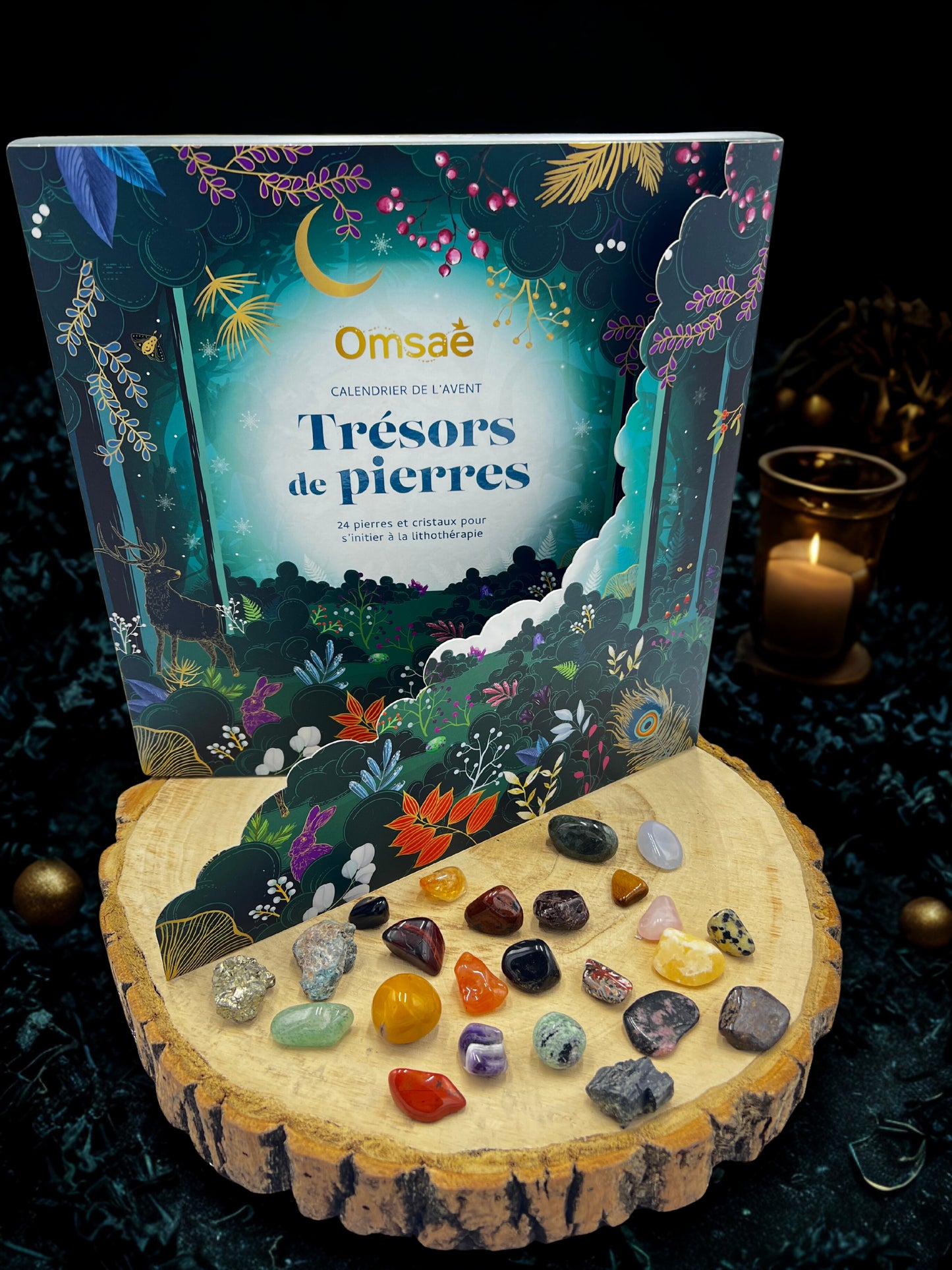 Calendrier de l’Avent "Trésors des Pierres" d’Omsaé