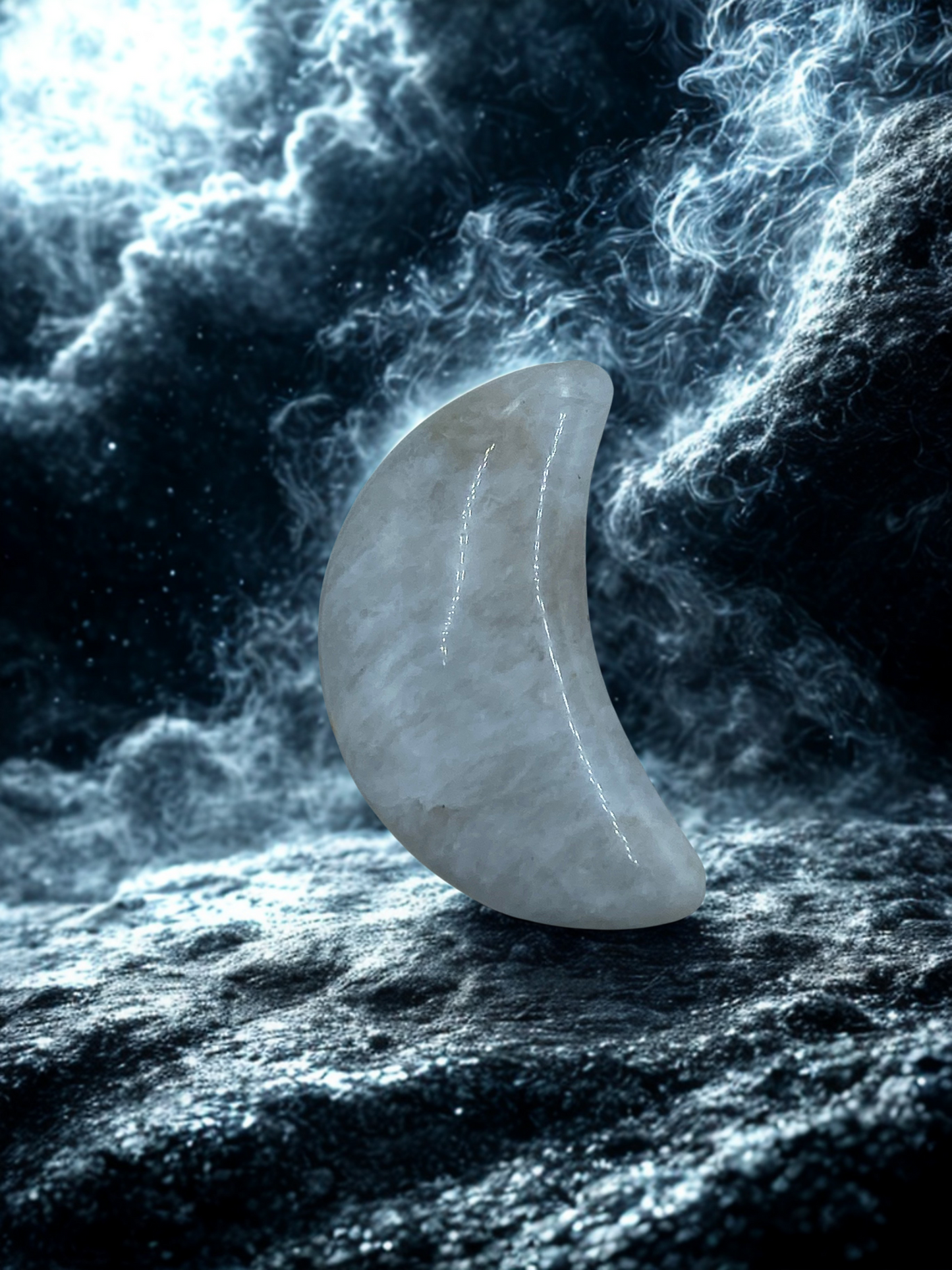 Pierre de lune forme lune