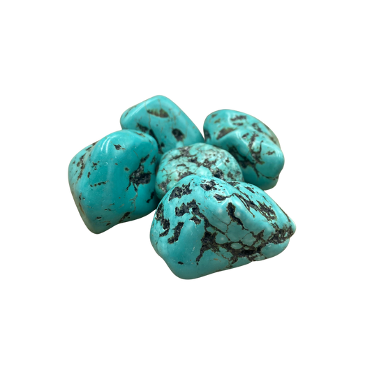 Pierre roulée Turquoise