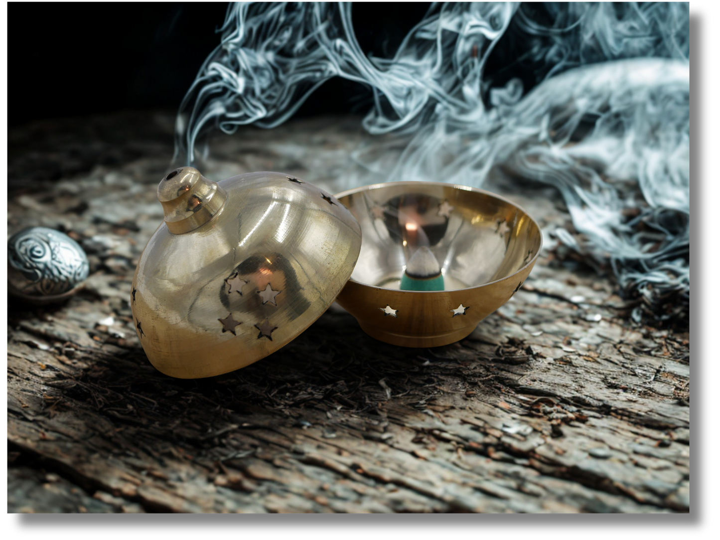 Brûle-Encens Laiton Boule