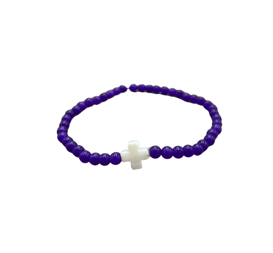 Bracelet Agate Violette