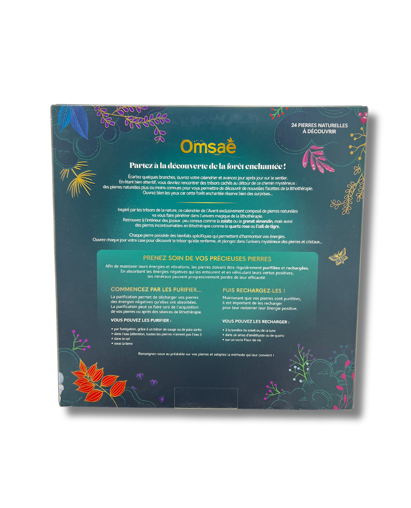 Calendrier de l’Avent "Trésors des Pierres" d’Omsaé