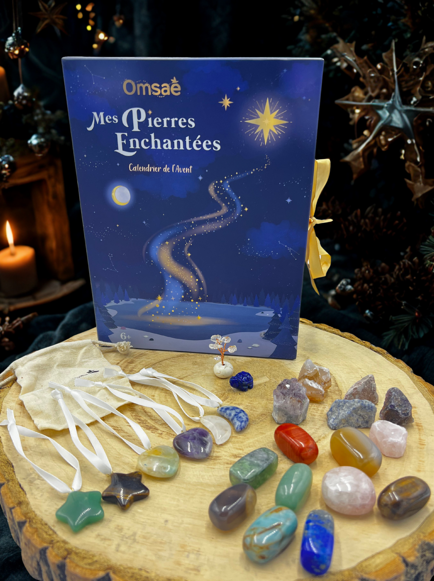 Calendrier de l’Avent "Mes Pierres Enchantées" d’Omsaé