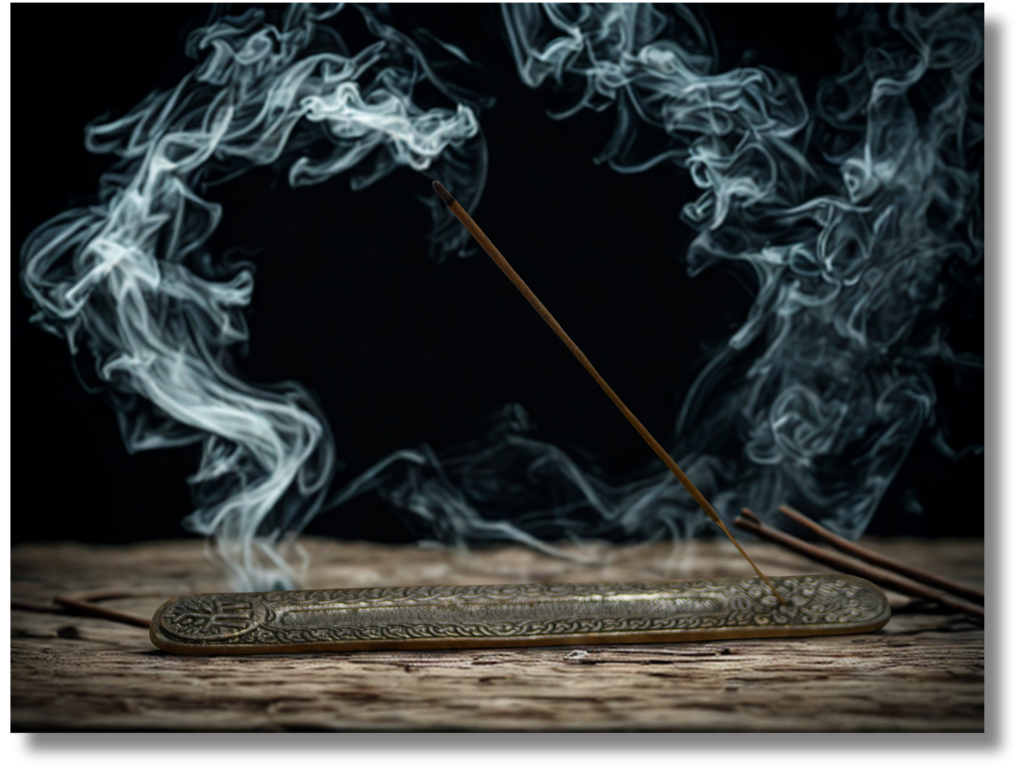 Brûle-encens Bâton Argenté