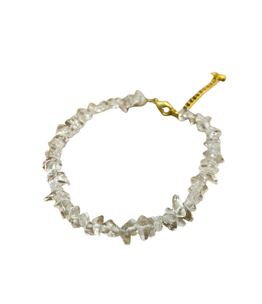 Bracelet Chaîne Quartz blanc