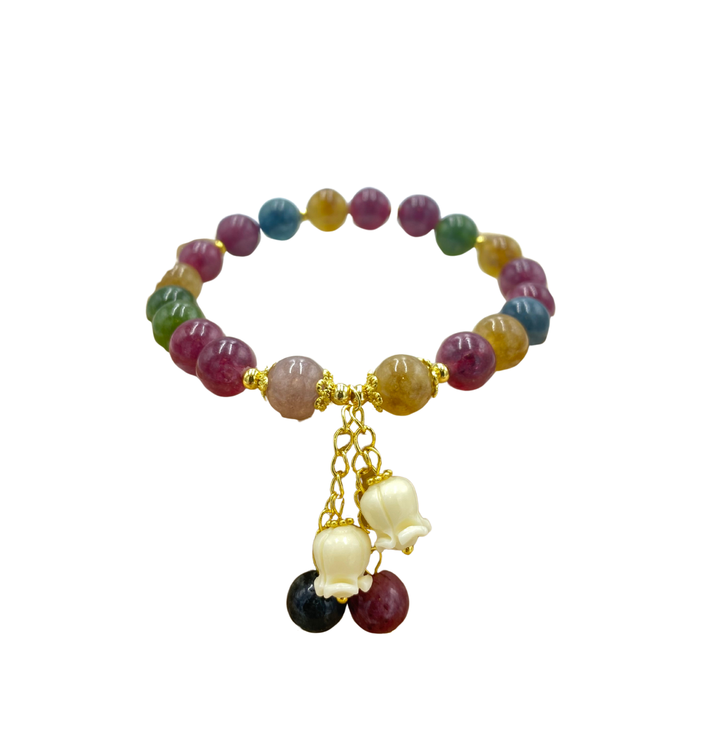 Bracelet Agate colorée