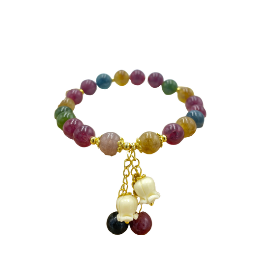 Bracelet Agate colorée