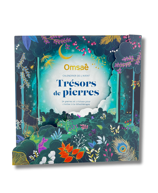 Calendrier de l’Avent "Trésors des Pierres" d’Omsaé