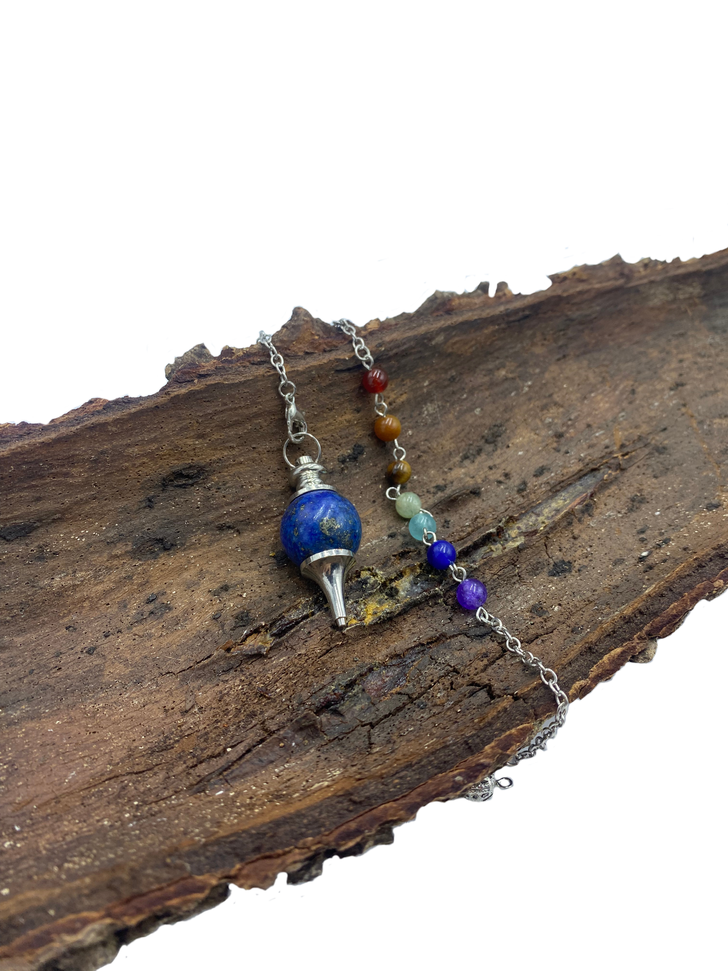 Pendule 7 chakras Lapis-Lazuli