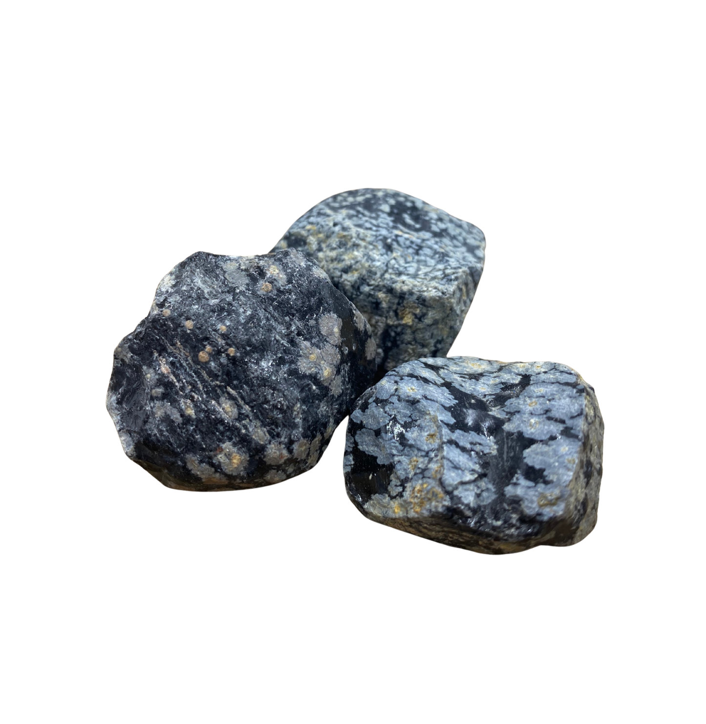 Obsidienne mouchetée brute