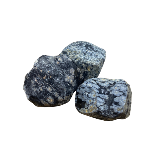 Obsidienne mouchetée brute