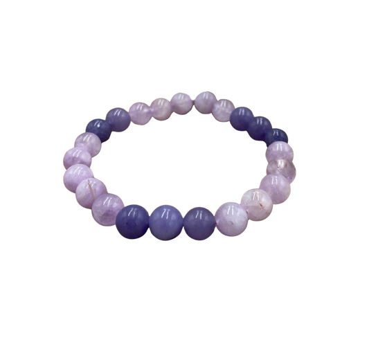 Bracelet améthyste et lavande