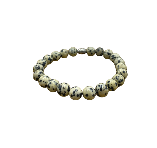 Bracelet Jaspe Dalmatien