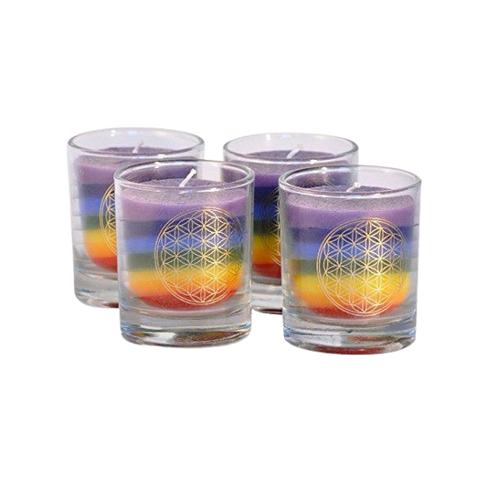 Bougies Chakras 7 couleurs