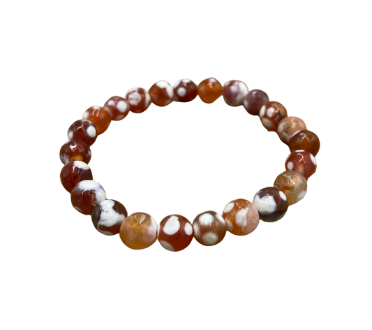 Bracelet Cornaline Mouchetée